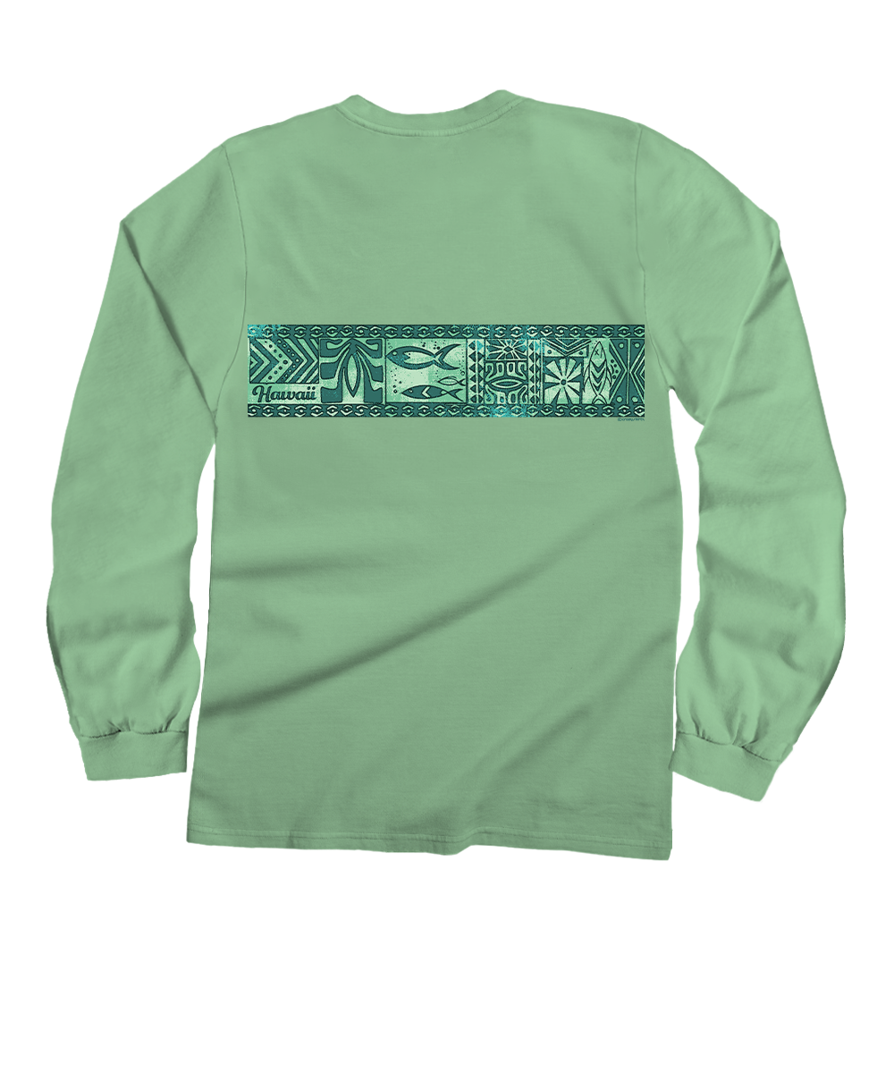 Akamu Band - Key Lime Dyed Long Sleeve Crewneck T-Shirt