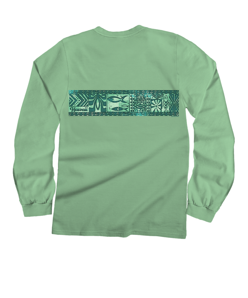 Akamu Band - Key Lime Dyed Long Sleeve Crewneck T-Shirt
