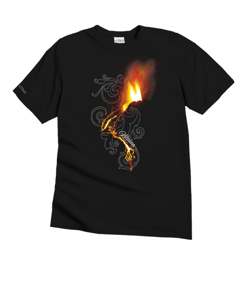 Aloha For Big Island - Black Short Sleeve Crewneck T-Shirt