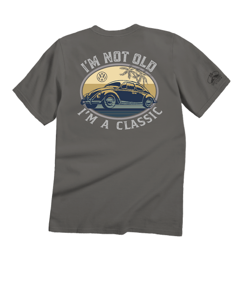 T-Shirt Uomo Volkswagen 'I'm Not Old I'm A Classic' – Maglia Con Licenza Ufficiale