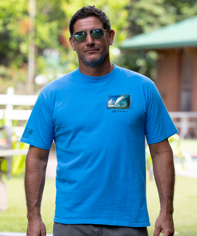 Clark Little Juice - Blue Hawaii Dyed Short Sleeve Crewneck T-Shirt