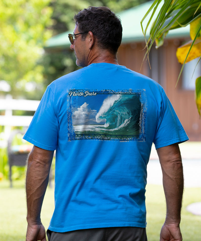 Clark Little Juice - Blue Hawaii Dyed Short Sleeve Crewneck T-Shirt