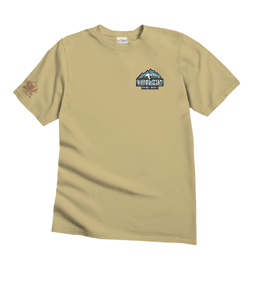 Chill Out - Beer Dyed Short Sleeve Crewneck T-Shirt