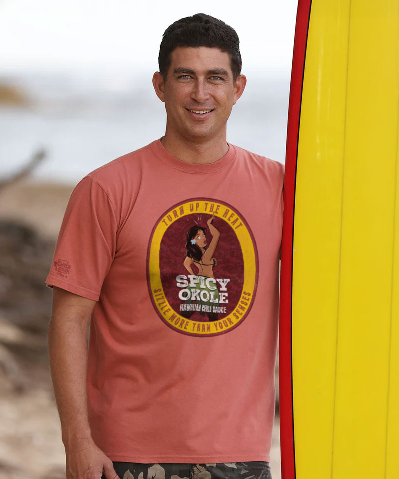 Spicy Okole - Chile Dyed Short Sleeve Crewneck T-Shirt