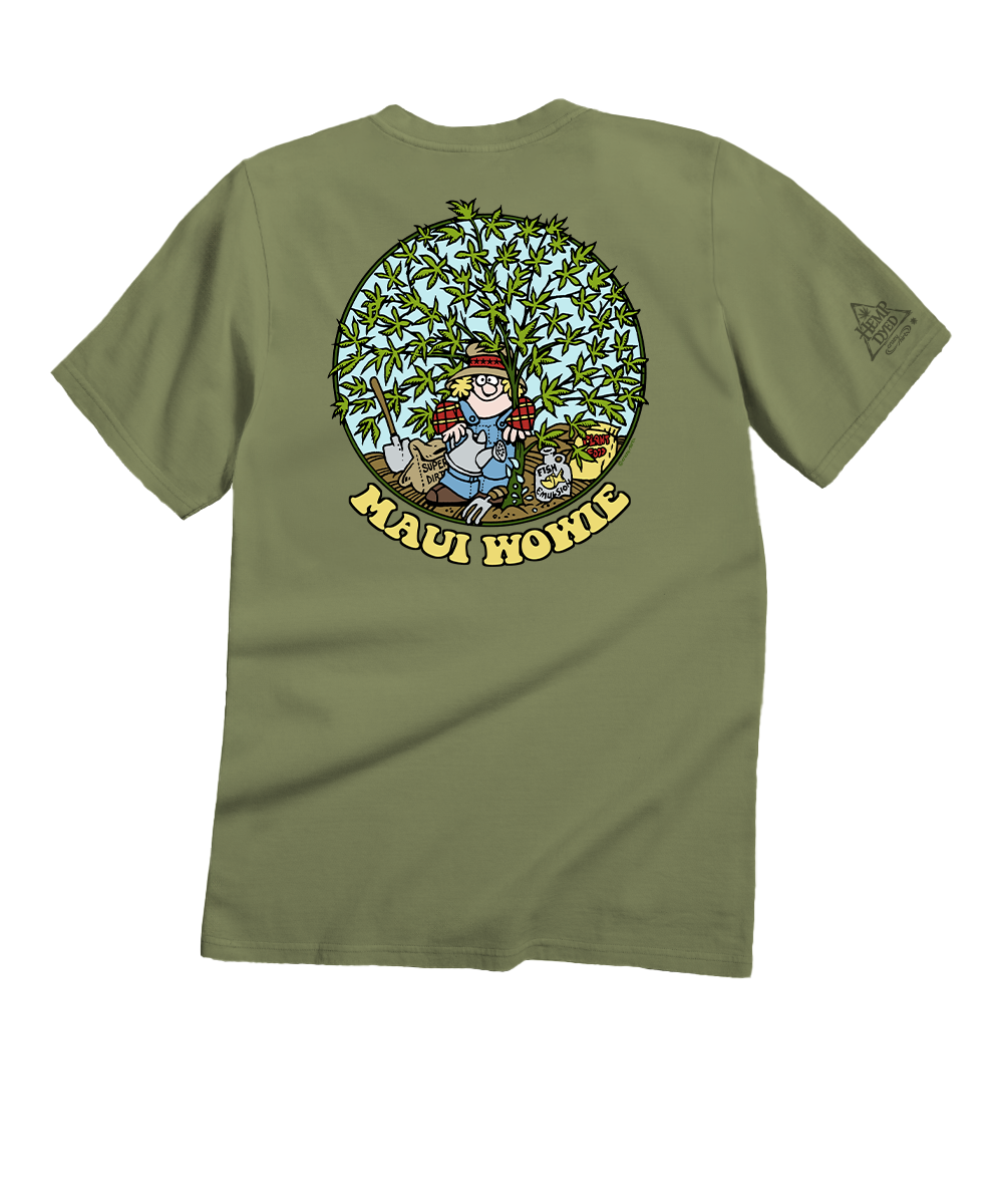 Maui Wowie - Hemp Dyed Short Sleeve Crewneck T-Shirt