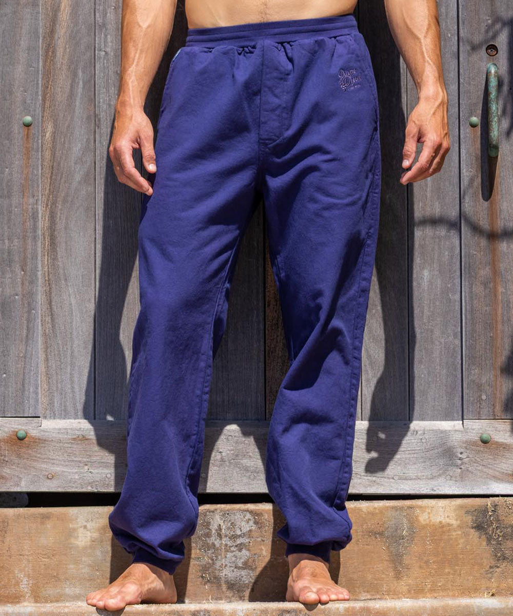 Grape Dyed Canton Pants