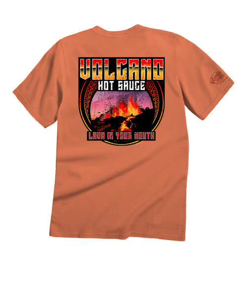 Volcano Hot Sauce - Chile Dyed Short Sleeve Crewneck T-Shirt