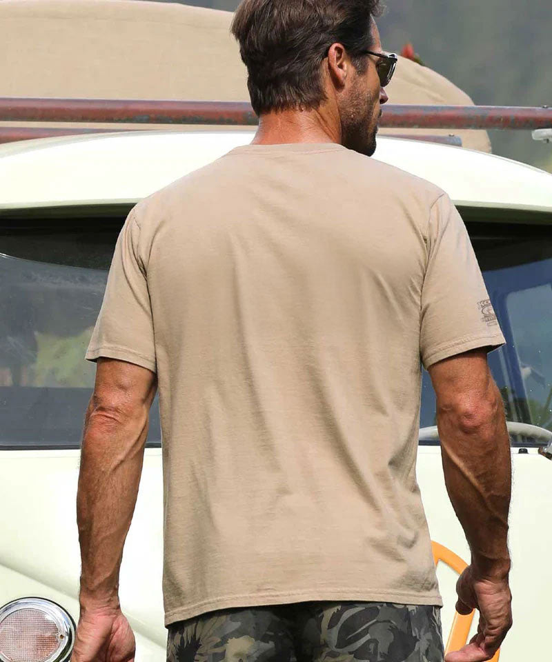 Broke Da Mout - Kona Coffee Dyed Short Sleeve Crewneck T-Shirt