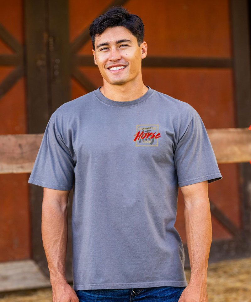 Year Of The Horse 2026 - Crater Dyed® Short Sleeve Crewneck T-Shirt