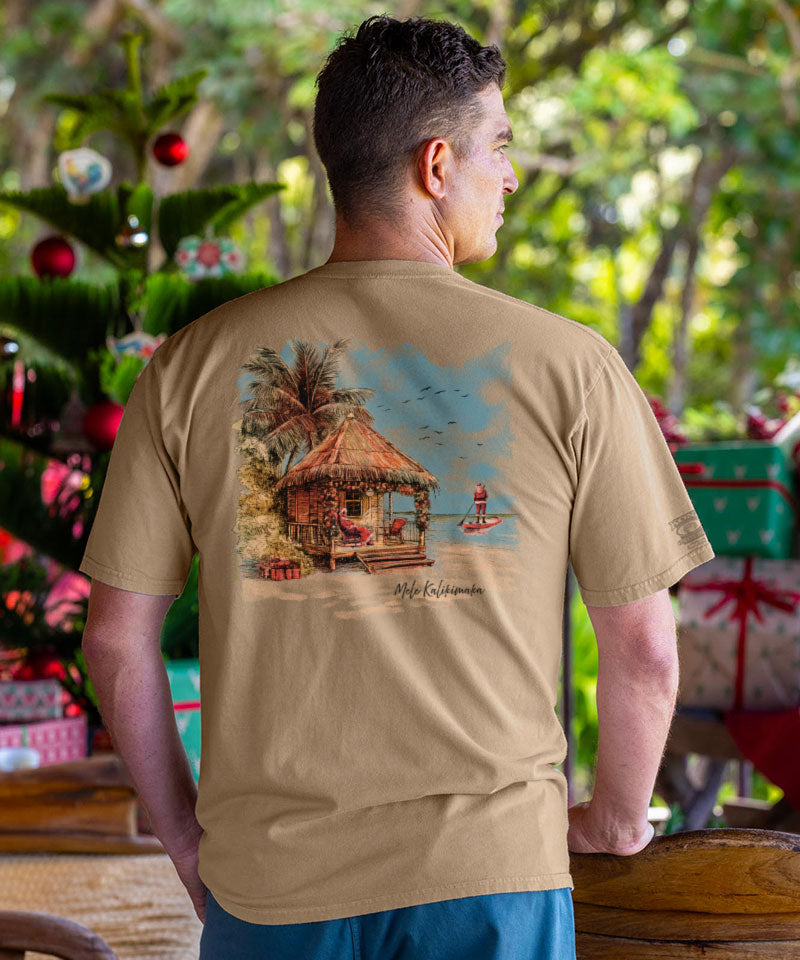 Beach Hut - Kona Coffee Dyed Short Sleeve Crewneck T-Shirt - View 2