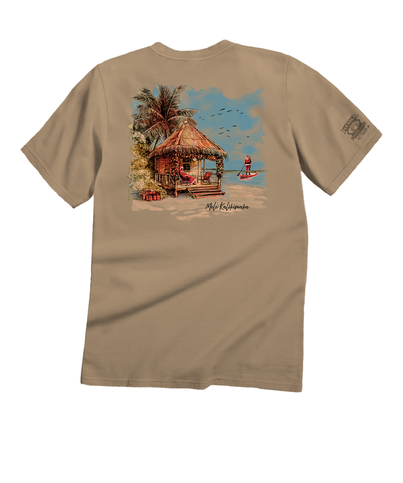 Beach Hut - Kona Coffee Dyed Short Sleeve Crewneck T-Shirt - View 1