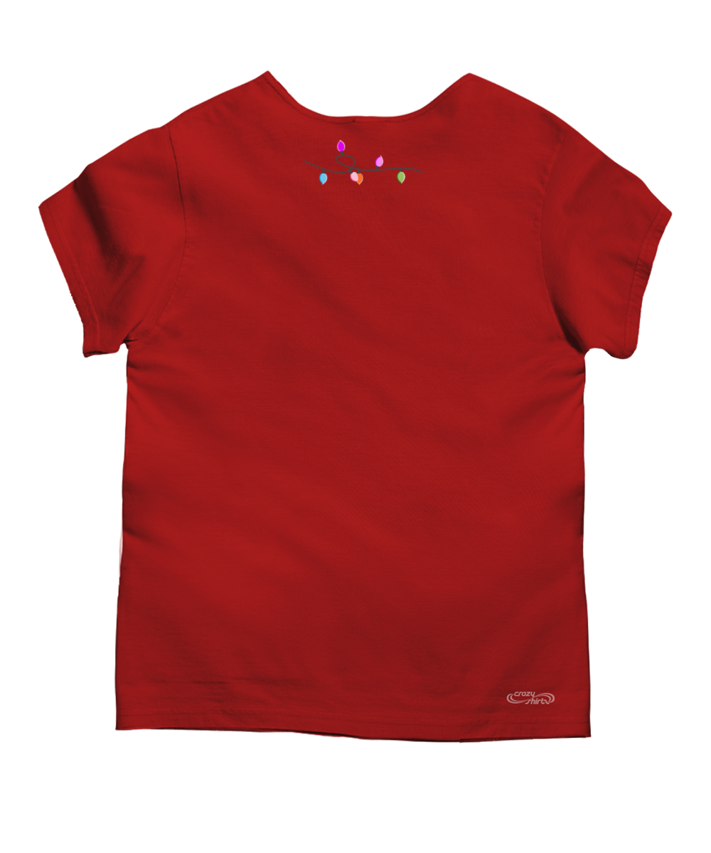 Mele Paina - Red Short Sleeve Scoop Neck T-Shirt
