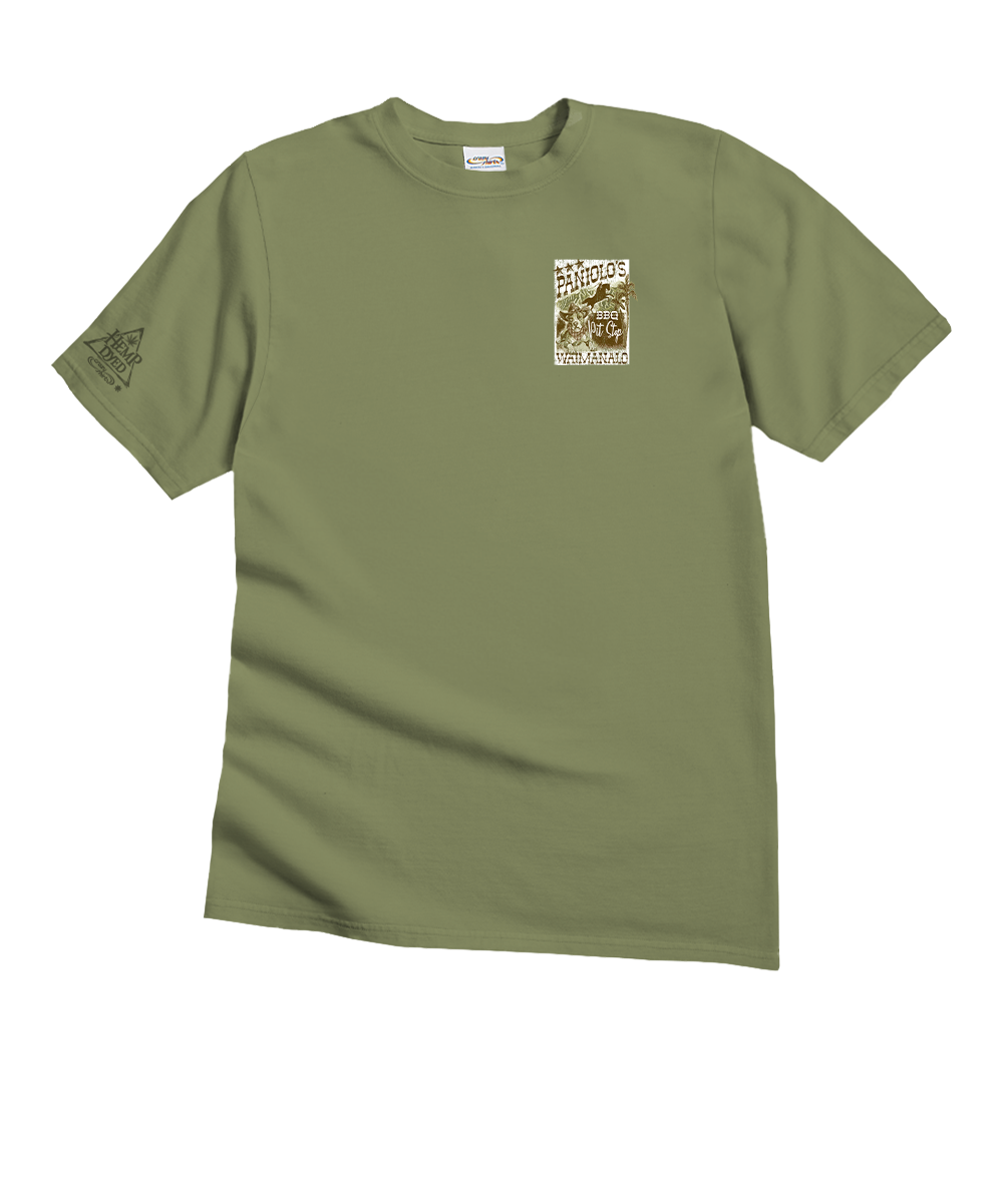 Paniolo&#x27;s Pit Stop - Hemp Dyed Short Sleeve Crewneck T-Shirt