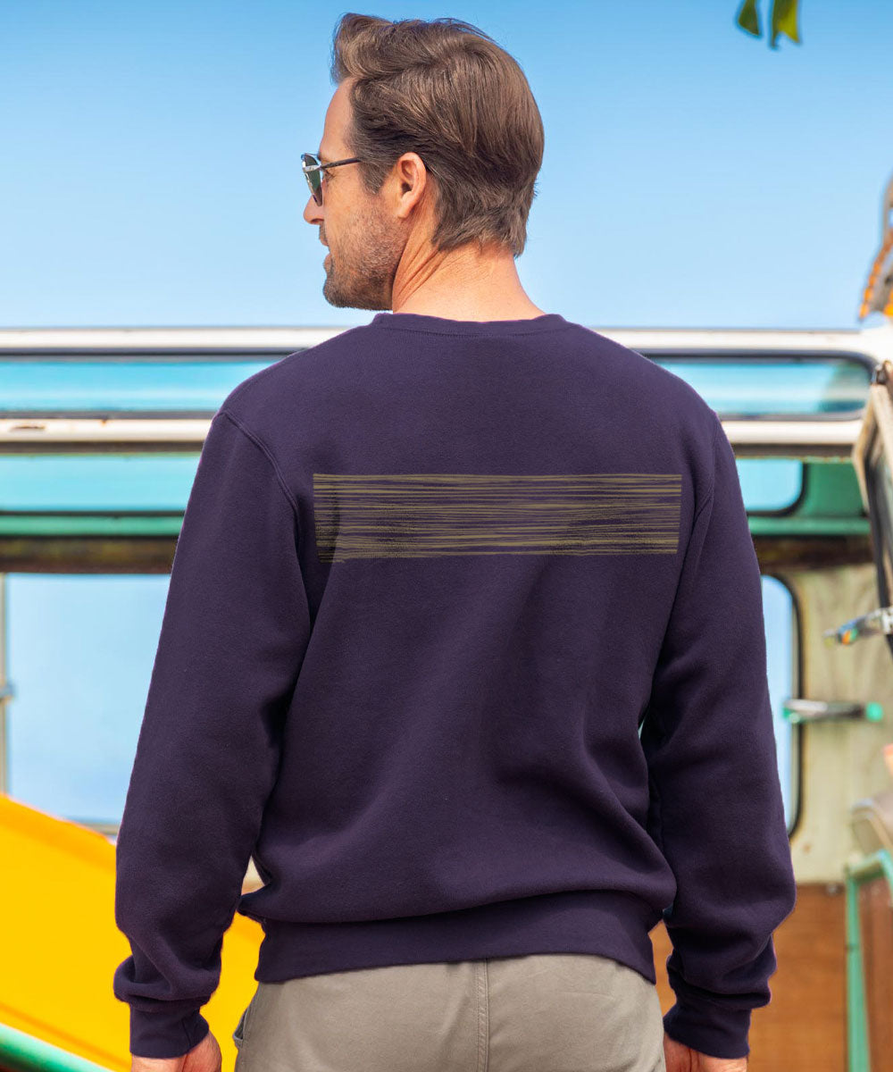 Wind And Sea - Blackberry Dyed Long Sleeve Sweatshirt
