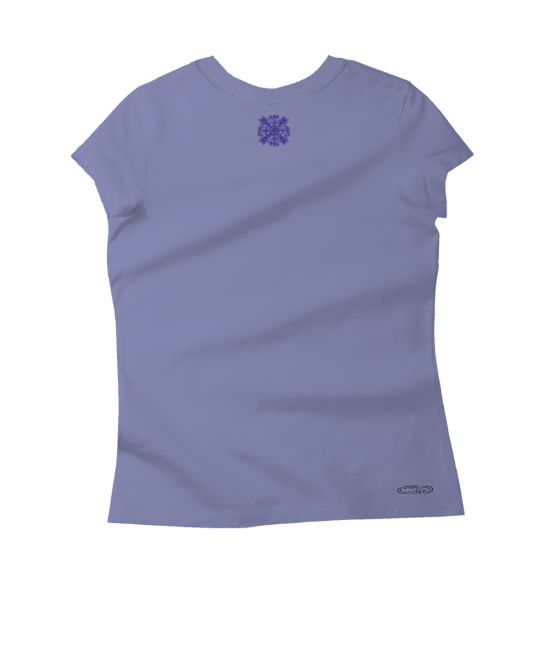 Henna Spirit - Periwinkle Short Sleeve Pima T-Shirt