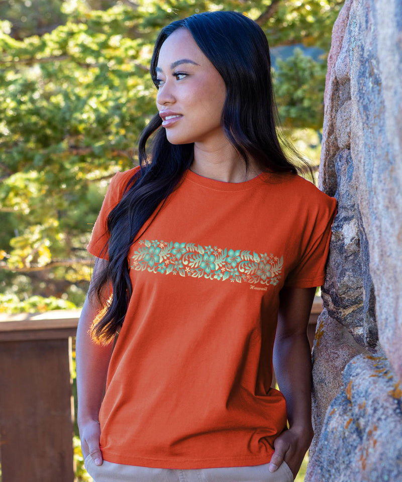 Pua Grotto Band - Paprika Short Sleeve Crewneck T-Shirt