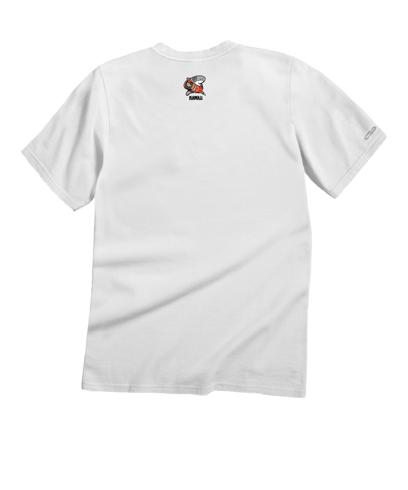 Musubi Sharka™ - White Short Sleeve Crewneck T-Shirt