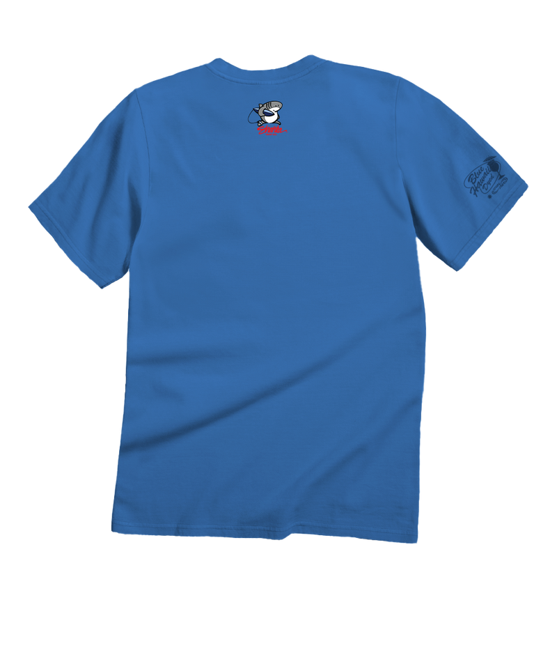 Sharka™ Linear Band - Blue Hawaii Dyed Short Sleeve Crewneck T-Shirt