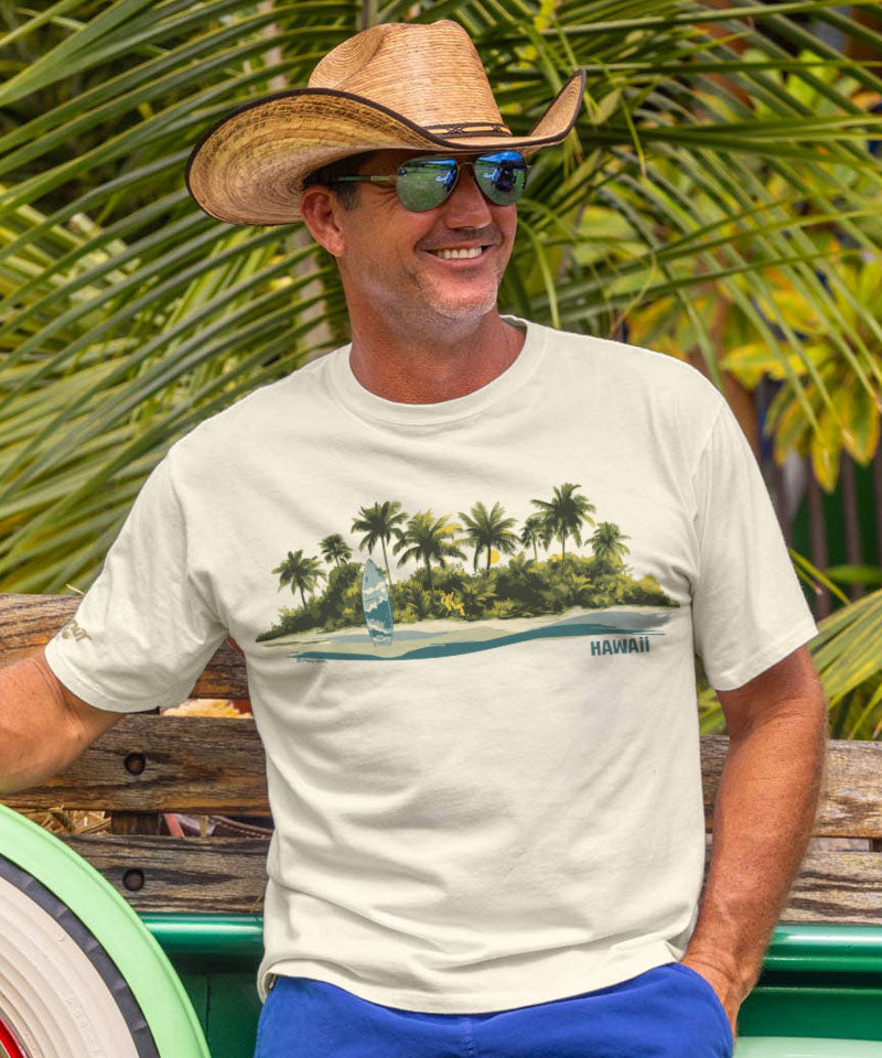 Palms And Sand Band - Coconut Dyed Short Sleeve Crewneck T-Shirt