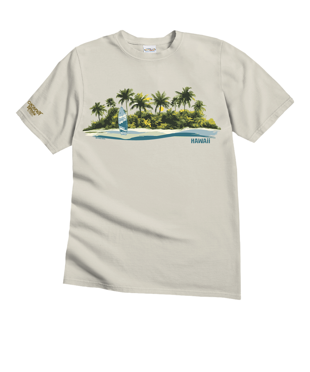 Palms And Sand Band - Coconut Dyed Short Sleeve Crewneck T-Shirt