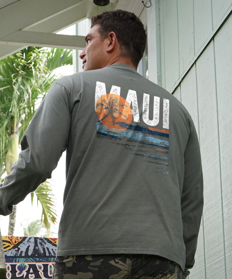 Island Lifestyle - Crater Dyed® Long Sleeve Crewneck T-Shirt