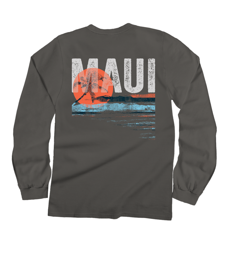 Island Lifestyle - Crater Dyed® Long Sleeve Crewneck T-Shirt