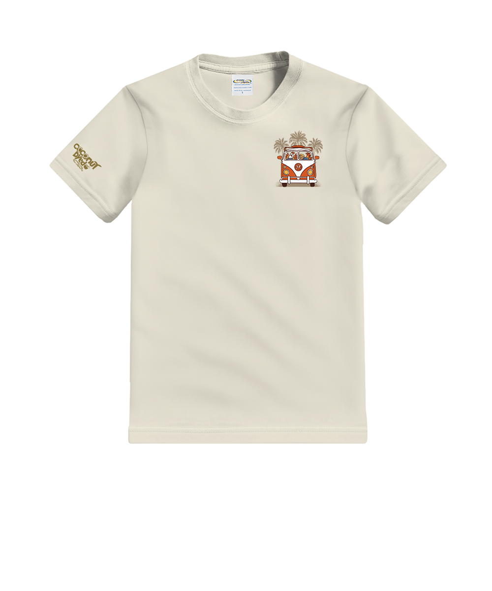 Volkswagen Chicken Van - Coconut Dyed Short Sleeve Crewneck T-Shirt