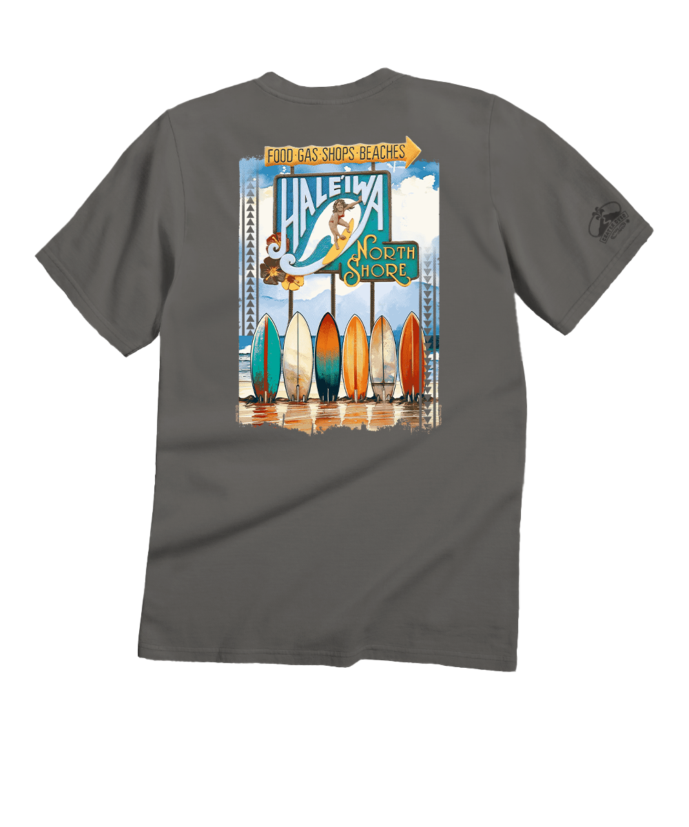 Haleiwa Boards - Crater Dyed® Short Sleeve Crewneck T-Shirt