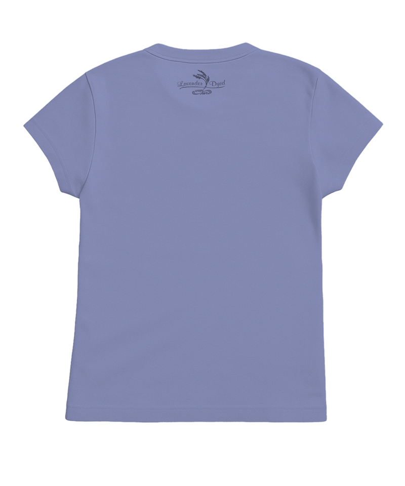 Pabst Primo Girl - Lavender Dyed Short Sleeve Crewneck T-Shirt