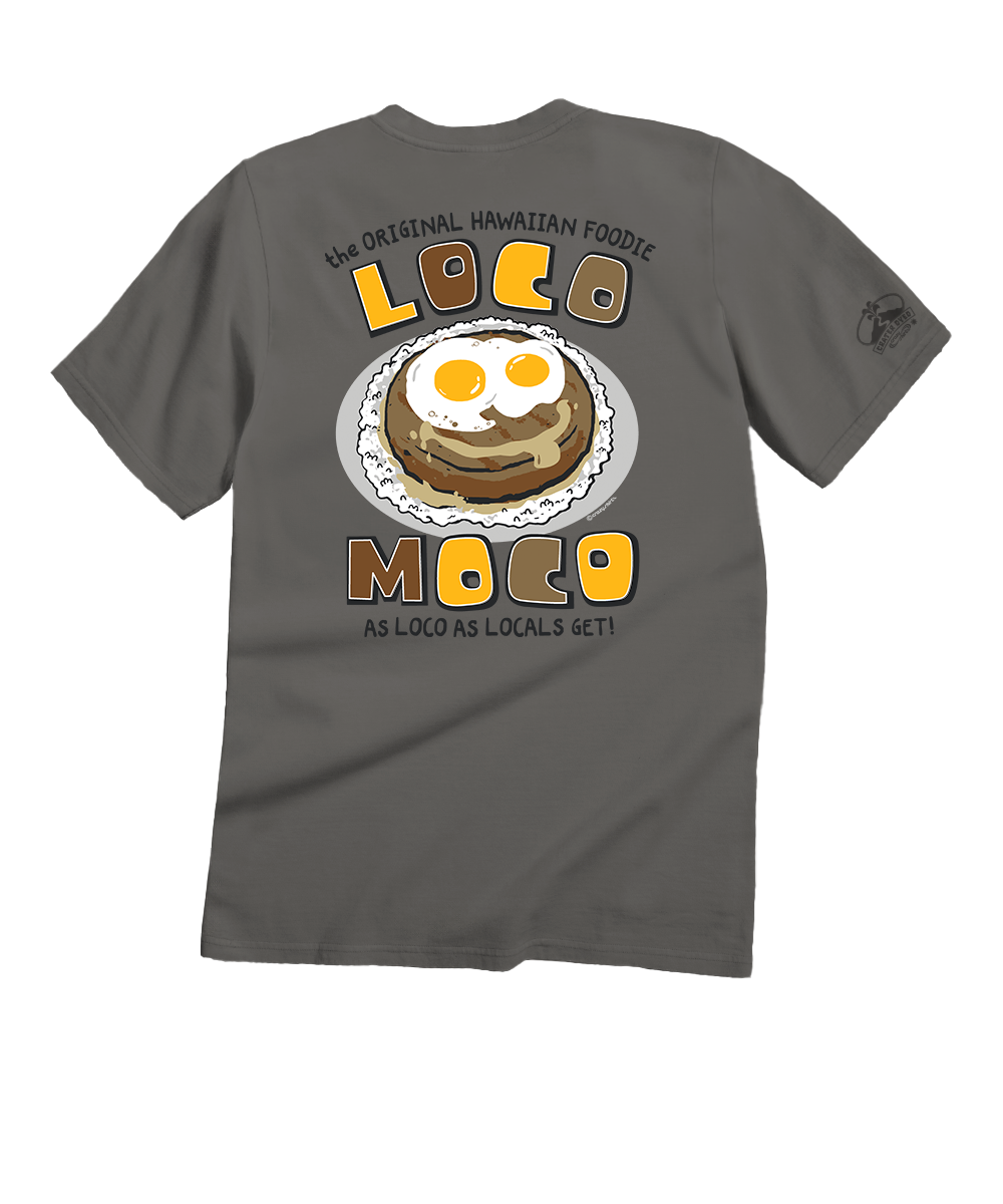 Hawaii Foodie - Crater Dyed® Short Sleeve Crewneck T-Shirt