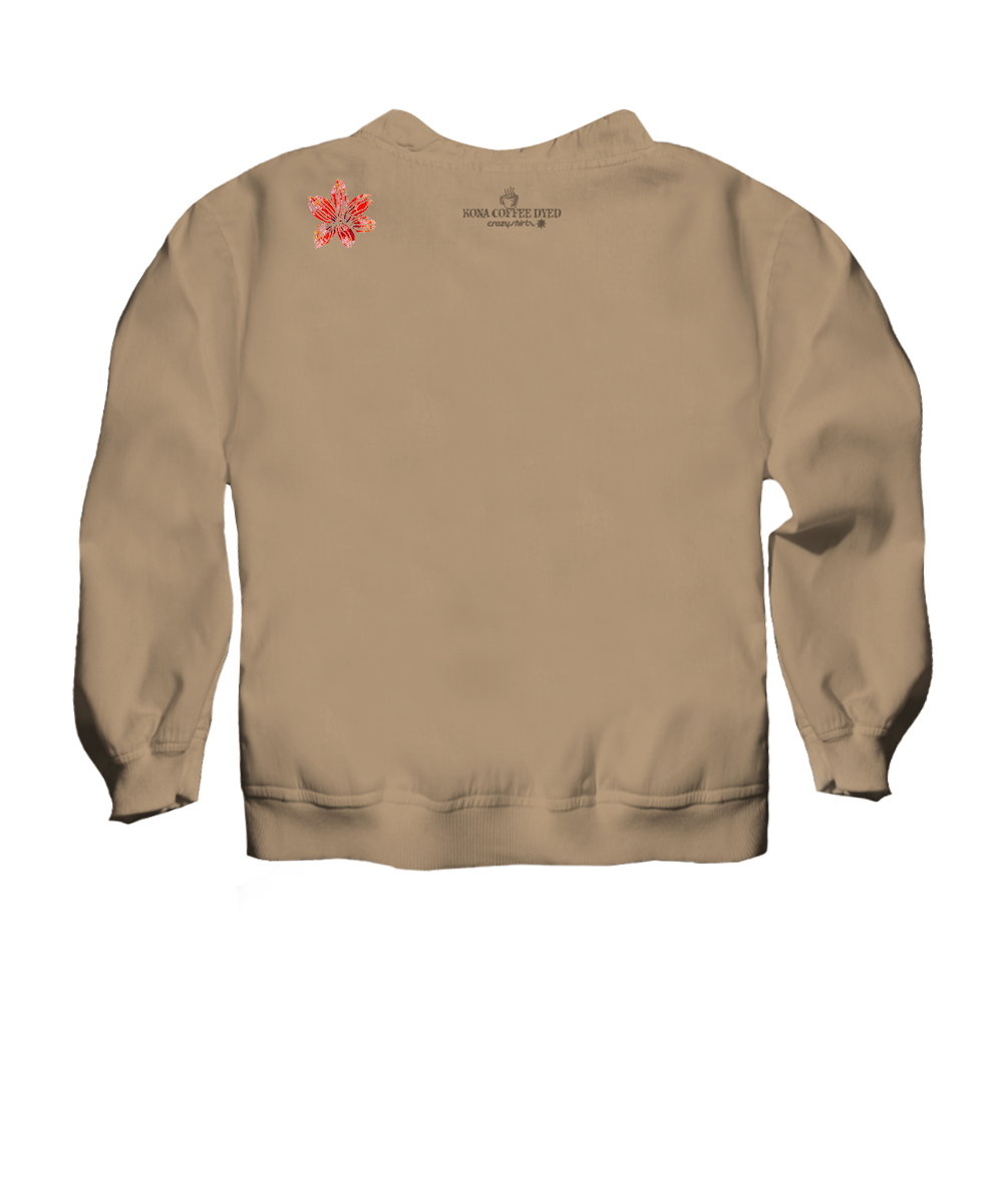 Dreamer - Kona Coffee Dyed Long Sleeve Lightweight Pullover