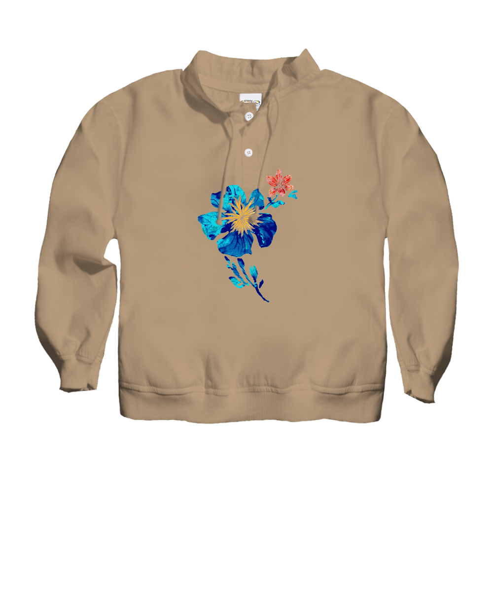 Dreamer - Kona Coffee Dyed Long Sleeve Lightweight Pullover