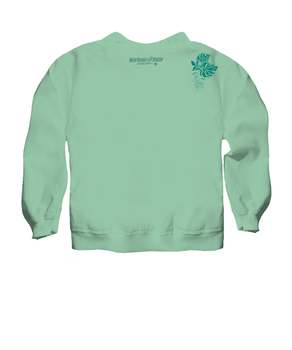 Manuwahe - Key Lime Dyed Long Sleeve Lightweight Pullover
