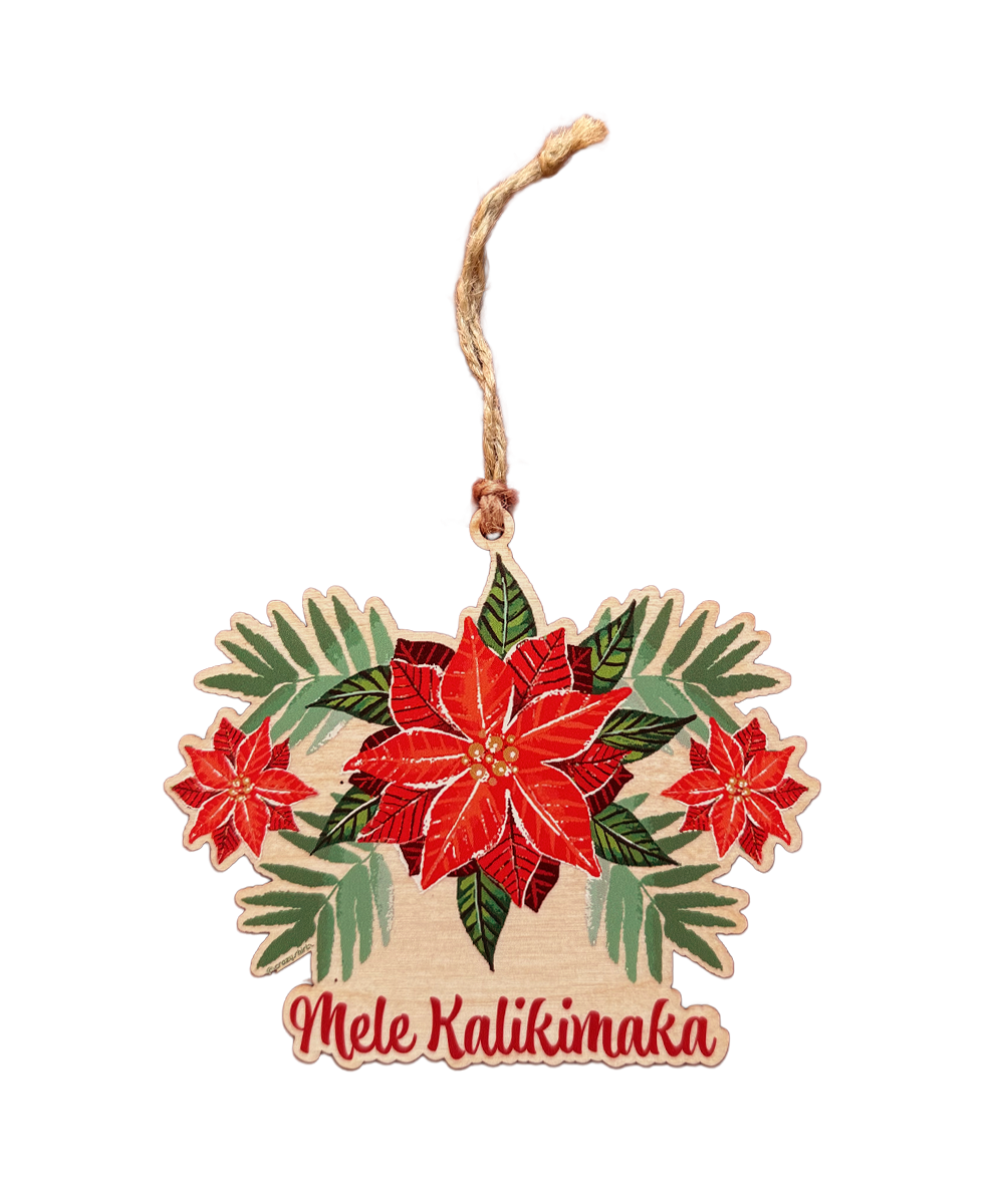 Poinsettia Pretty - Maplewood Ornament