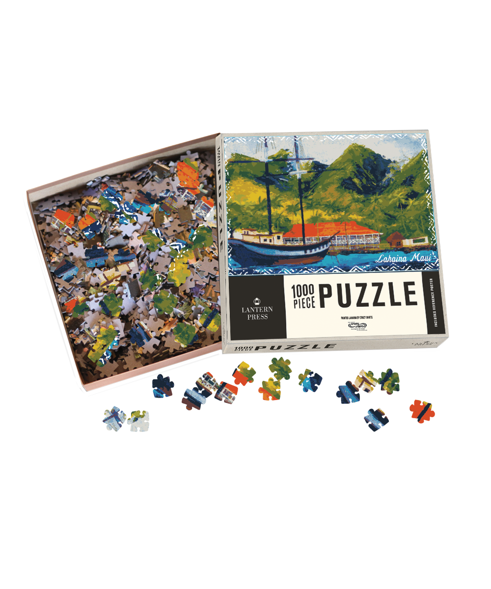 Painted Lahaina - 1000 Piece Puzzle