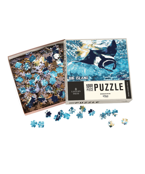 Manta Watercolor - 1000 Piece Puzzle