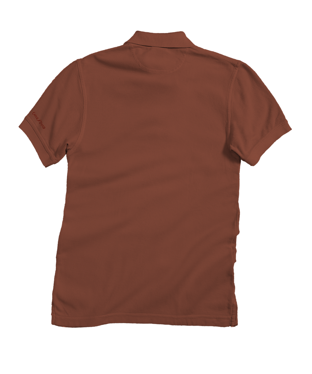 Ali&#x27;i Paddles - Chile Dyed Short Sleeve Oceanfront Polo Shirt