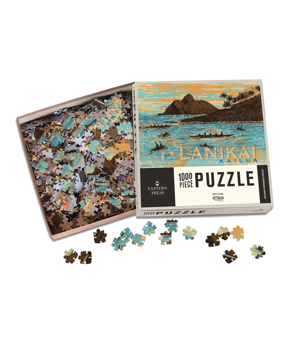 Paddle To Lanikai - 1000 Piece Puzzle View 1