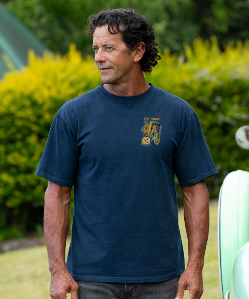 Las Vegas Dome - Navy Short Sleeve Crewneck T-Shirt