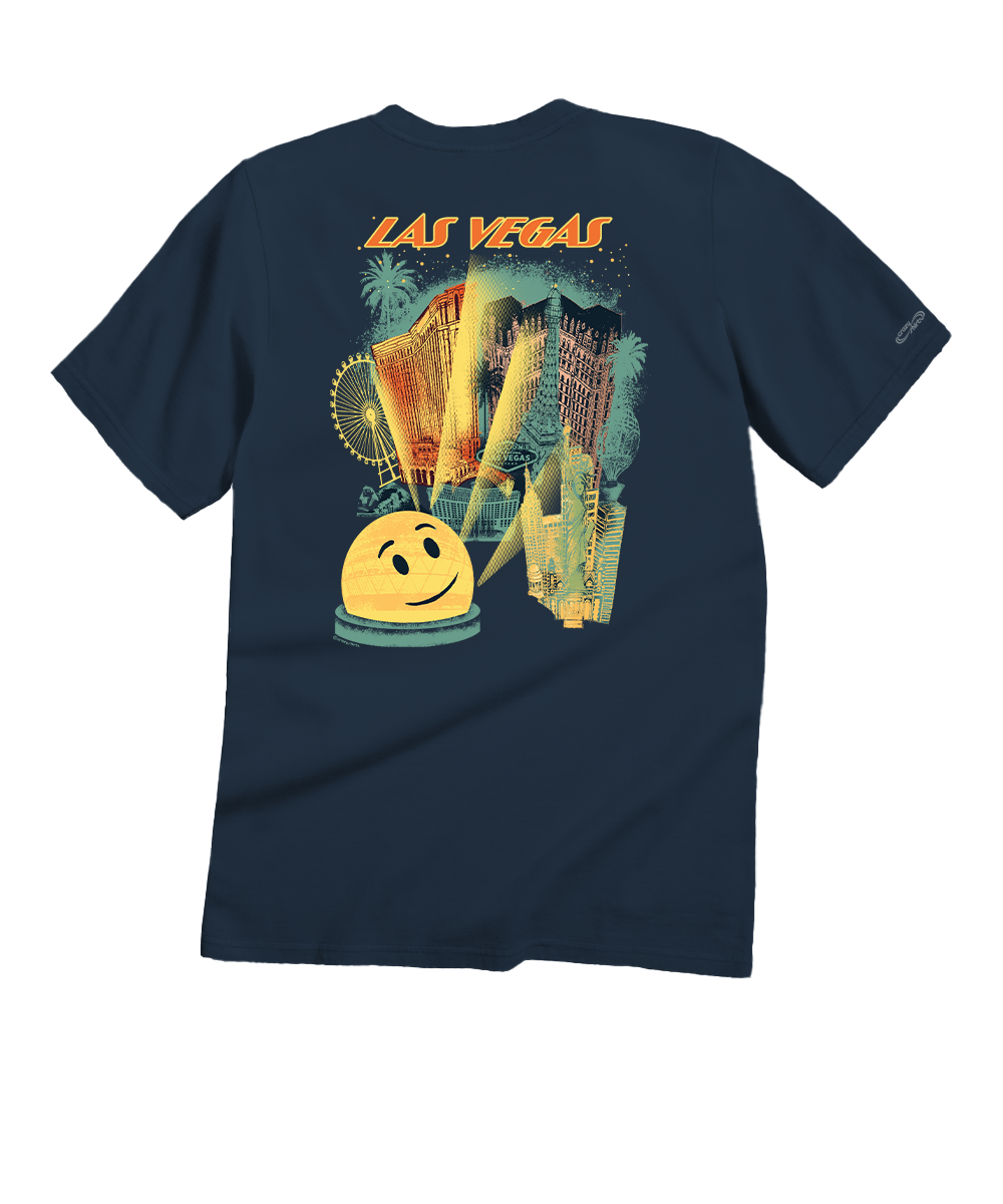 Las Vegas Dome - Navy Short Sleeve Crewneck T-Shirt
