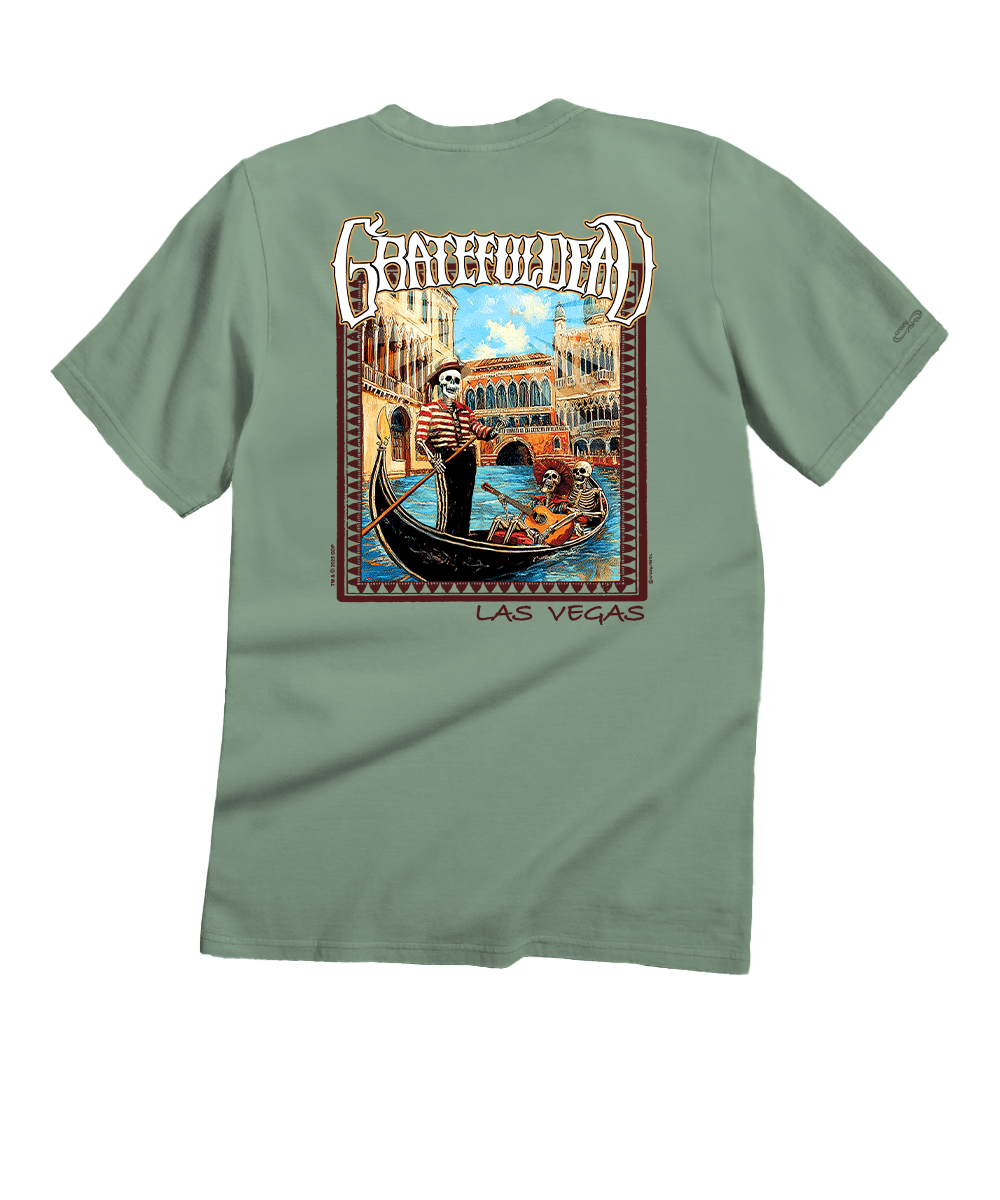 Grateful Dead Gondola Ride - Seaglass Short Sleeve Crewneck T-Shirt