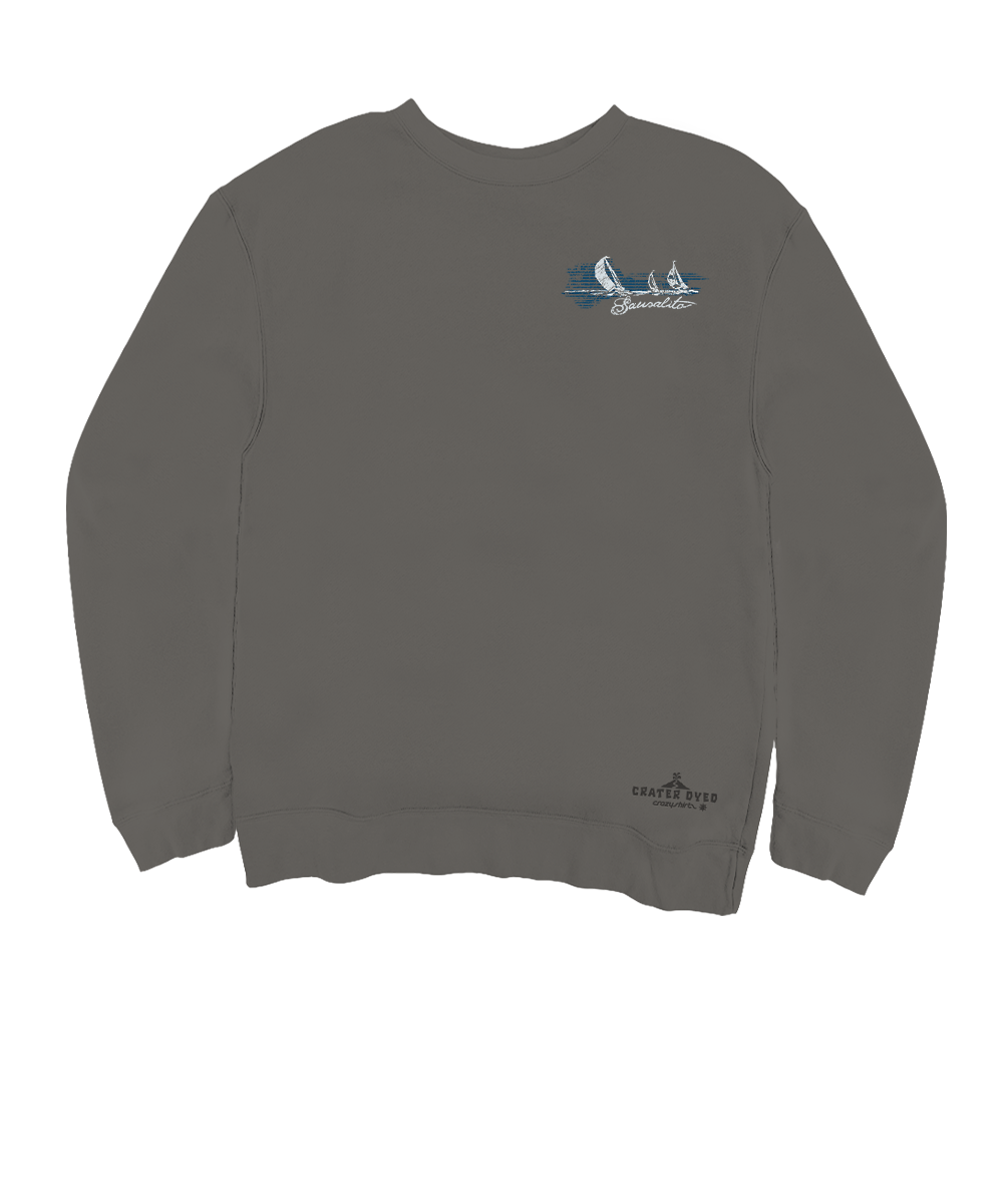 Sailing - Crater Dyed® Long Sleeve Sweatshirt View 4