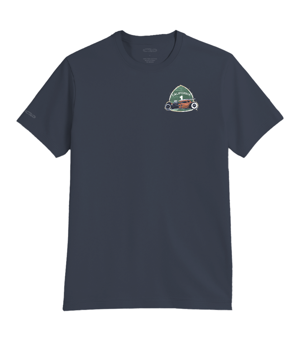 Surf Rat - Smoke Short Sleeve Pima T-Shirt View 4