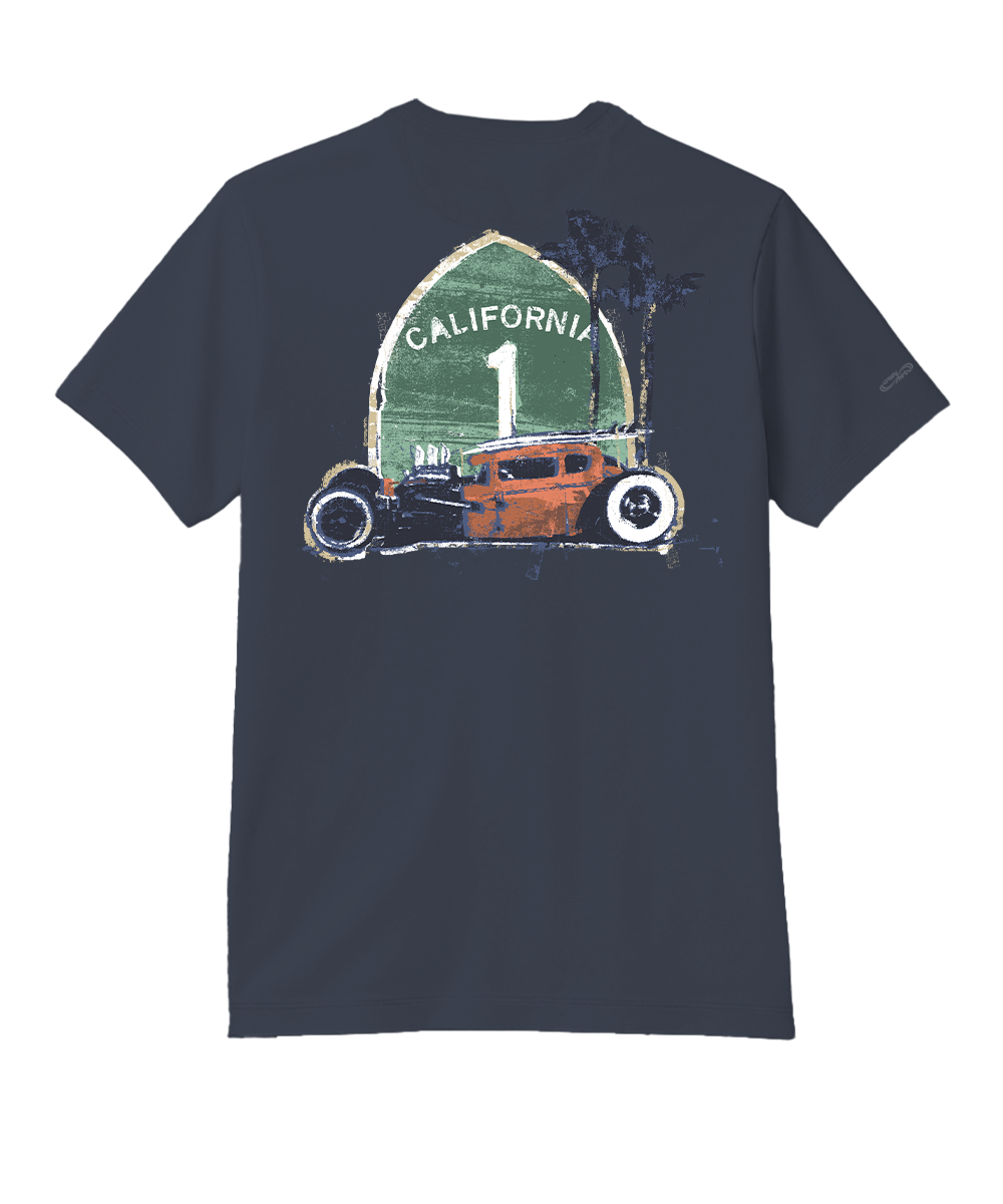 Surf Rat - Smoke Short Sleeve Pima T-Shirt View 1