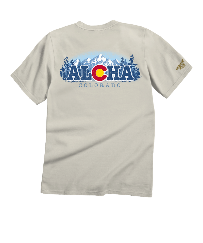 Aloha Colorado - Coconut Dyed Short Sleeve Crewneck T-Shirt