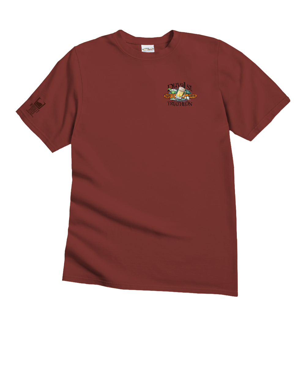Duval Triathlon - Whiskey Dyed Short Sleeve Crewneck T-Shirt View 4