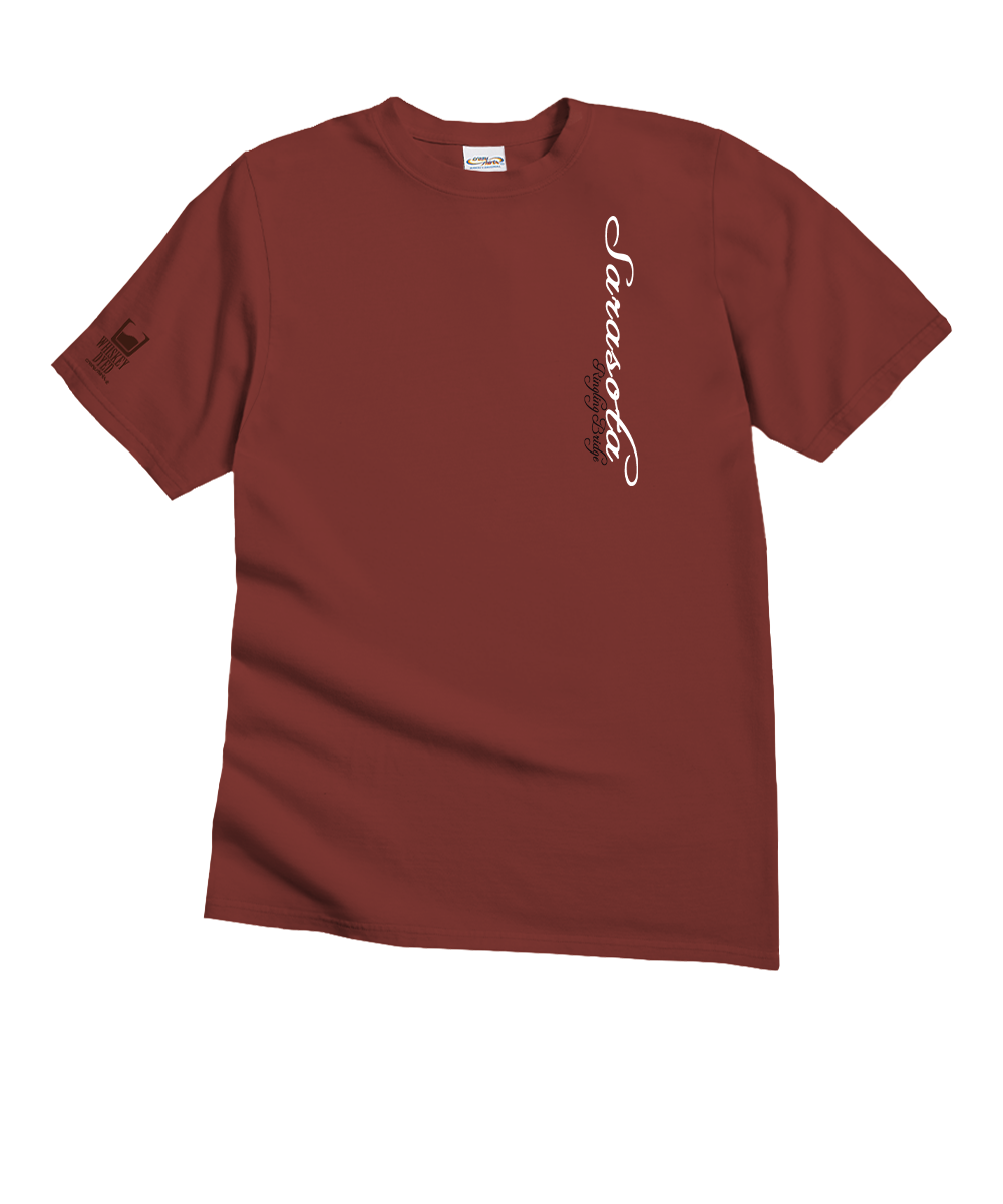 Ringling Sarasota - Whiskey Dyed Short Sleeve Crewneck T-Shirt View 4