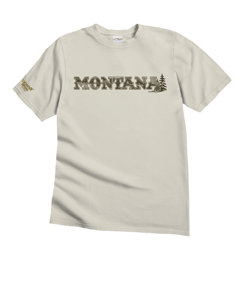 Aloha Montana Coconut Dyed Short Sleeve Crewneck T-Shirt