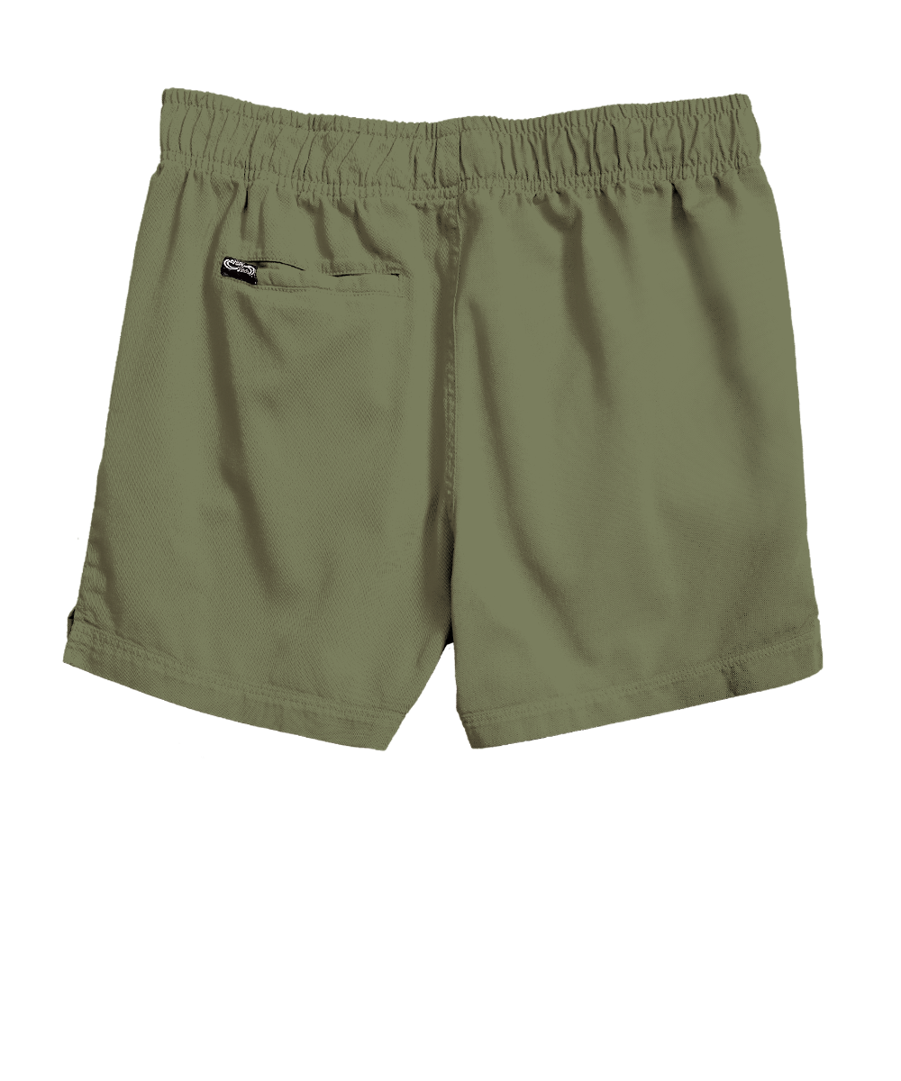 Sage Green Shoreline Twill Shorts
