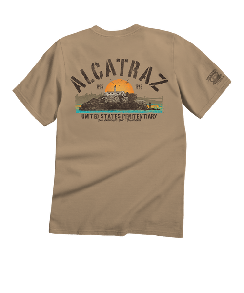 Alcatraz - Kona Coffee Dyed Short Sleeve Crewneck T-Shirt
